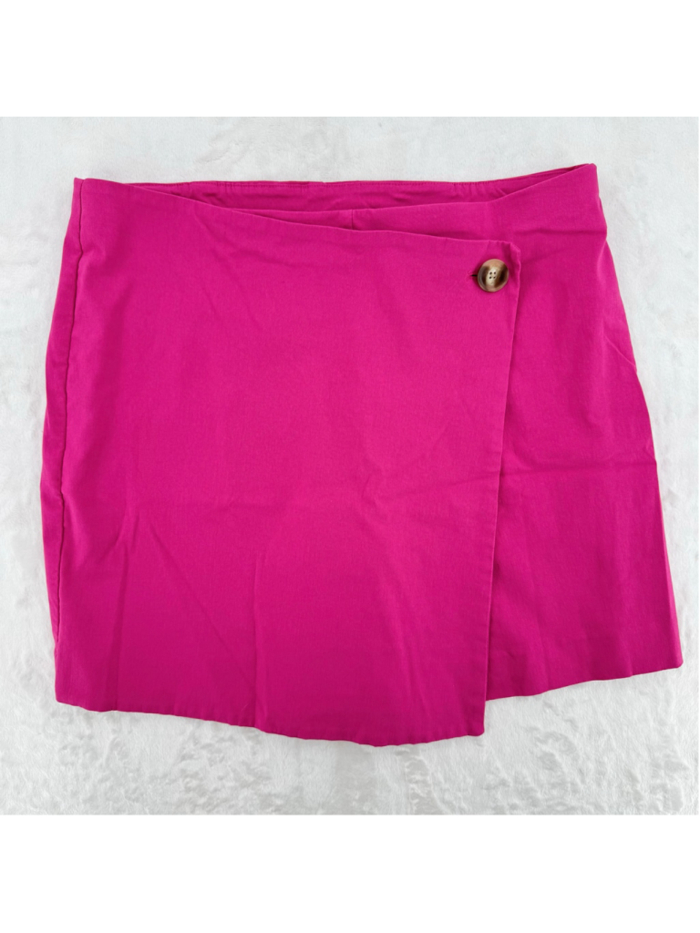 Chico’s Hot Pink Skort Fold Over Front Size 1/8 Barbie Feminine Summer Vacation - Picture 1 of 5